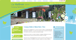 Desktop Screenshot of camping-lahallerais.com
